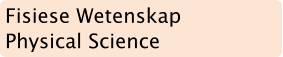 Fisiese Wetenskap Physical Science